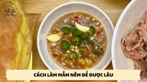 cách làm mắm nêm để được lâu